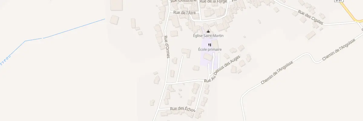 Plan du 500F L’Echo à Benney