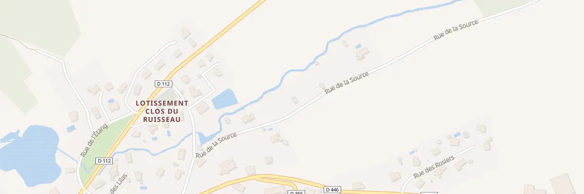 Plan du 5 Rue de la Source à Osse