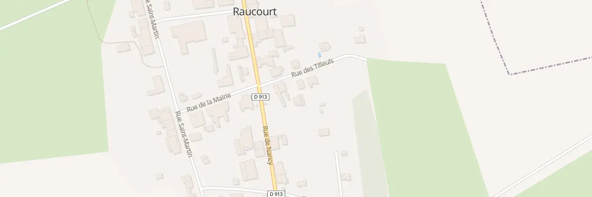Plan du 7 Rue des Tilleuls à Raucourt