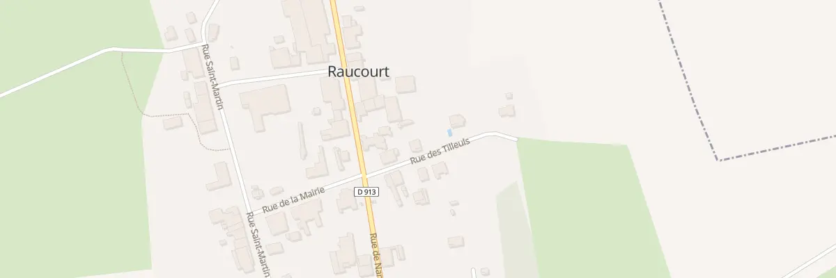 Plan du 10 Rue des Tilleuls à Raucourt