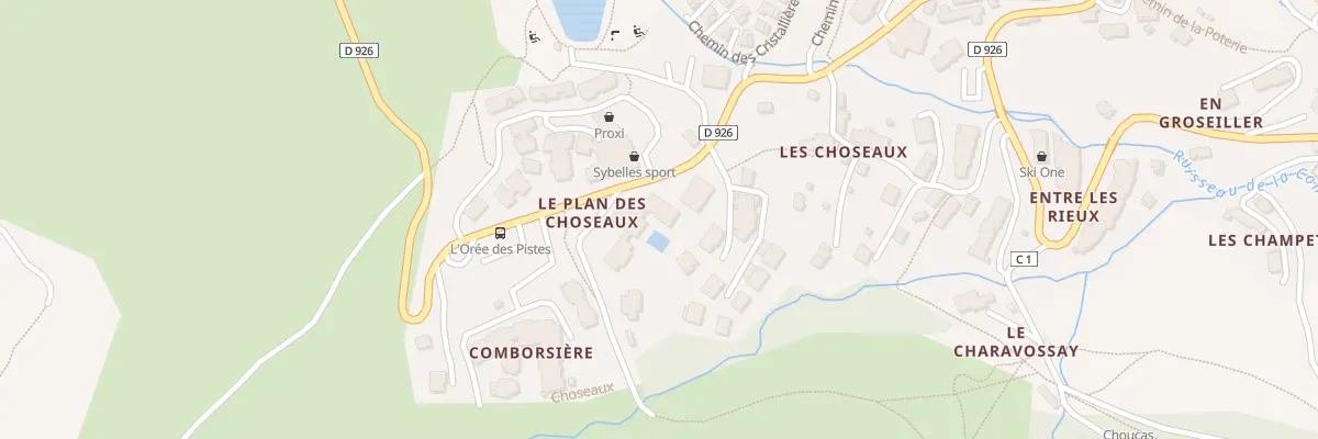 Plan du 5402 Res Les Sybelles à Saint-Sorlin-d’Arves