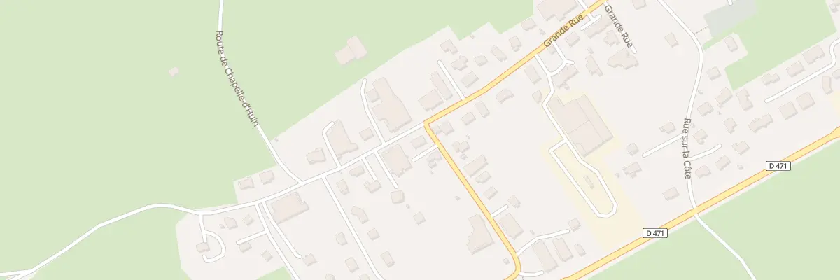 Plan du 1 Rue des Auges à Bulle
