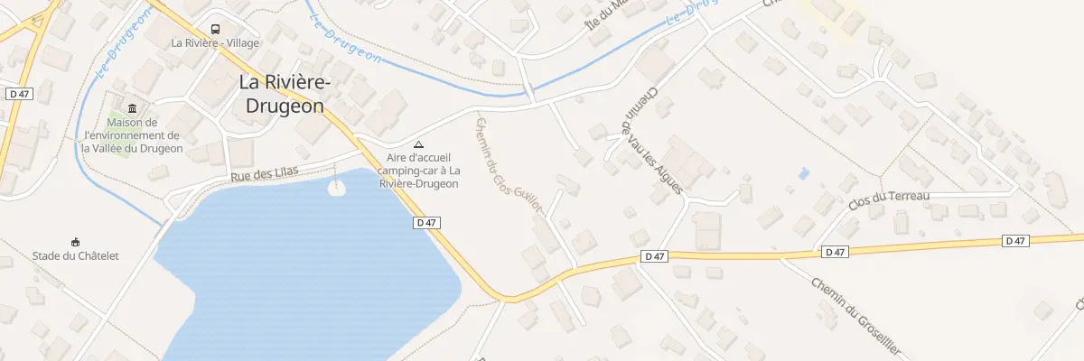 Plan du 1 Che du Clos Guillot à La Rivière-Drugeon