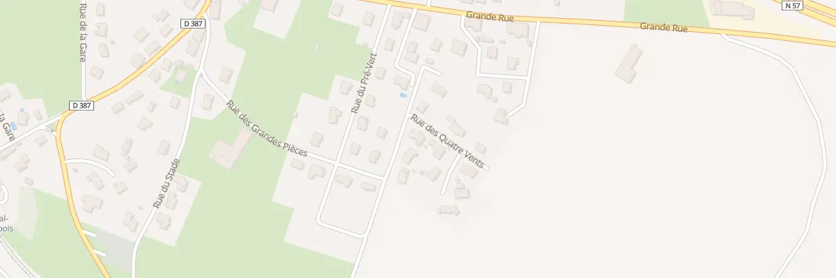 Plan du 5136 Les Grandes Pieces à L’Hôpital-du-Grosbois