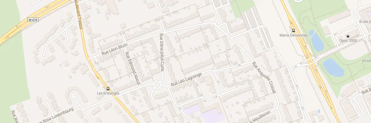 Plan du 5 Rue Léo Lagrange à Tomblaine