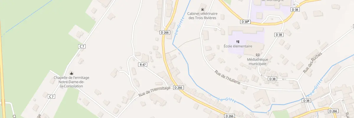 Plan du 336 Rue Saint-Jacques à Dompaire