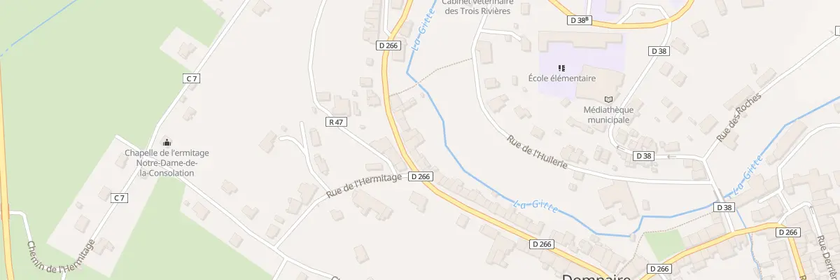Plan du 300 Rue Saint-Jacques à Dompaire
