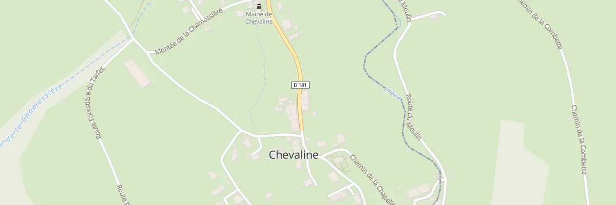 Plan du 591 Rte de la Combe d’Ire à Chevaline