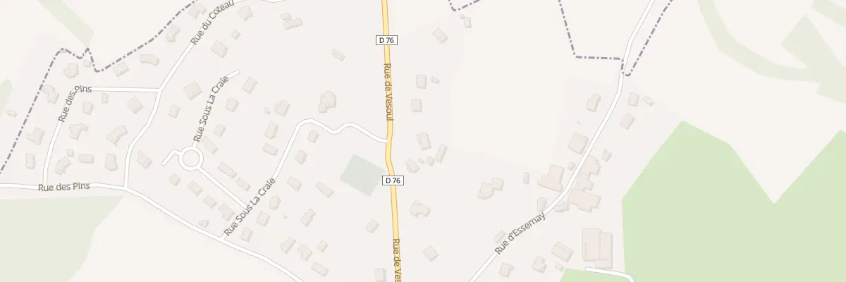 Plan du 14 Rue de Vesoul à Villers-le-Sec