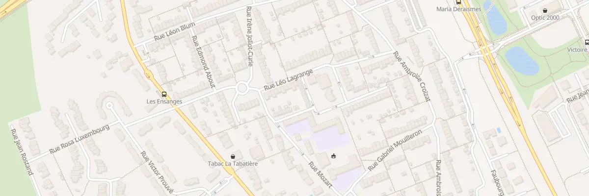 Plan du 16 Rue Léo Lagrange à Tomblaine