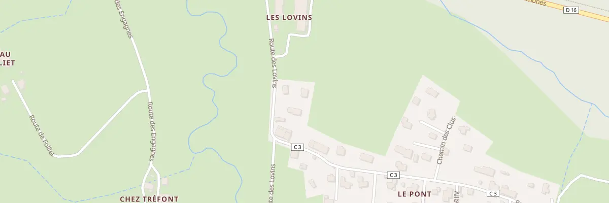 Plan du 602 Rte des Lovins à Alex