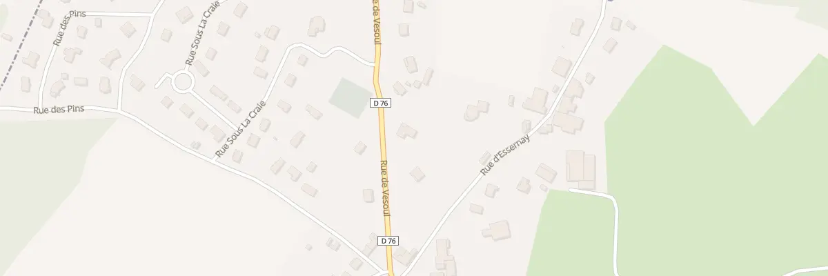 Plan du 10 Rue de Vesoul à Villers-le-Sec