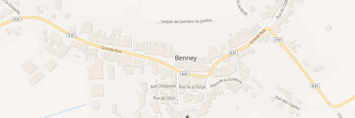 Plan du 37 Gr Grande Rue à Benney