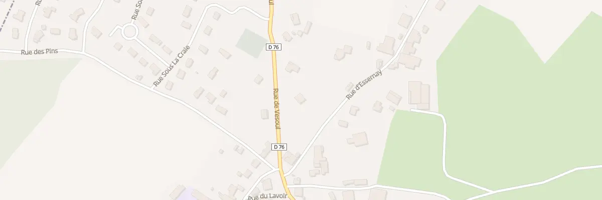 Plan du 8 Rue de Vesoul à Villers-le-Sec