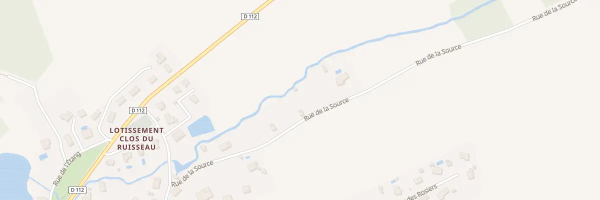 Plan du 7 Rue de la Source à Osse