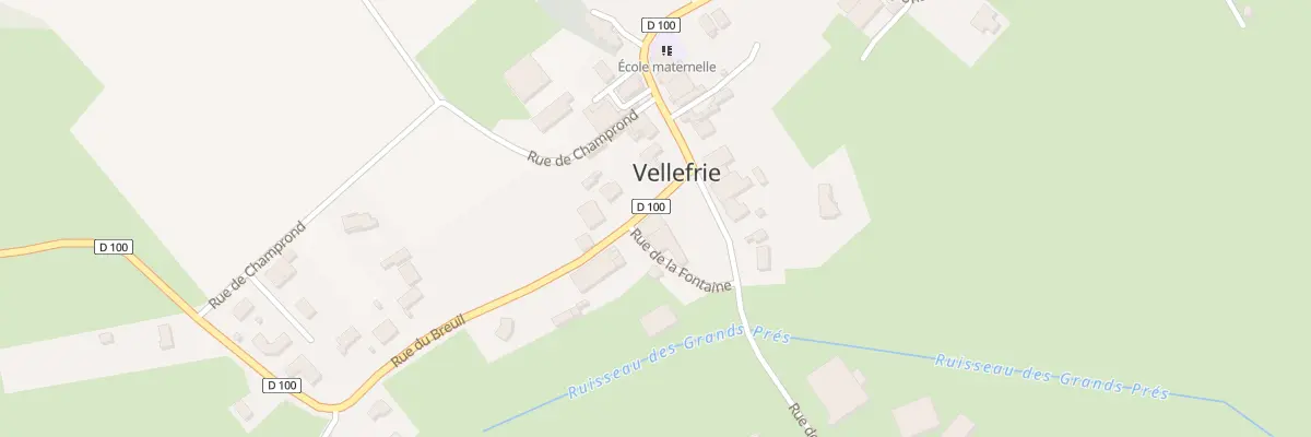 Plan du 1 Rue du Breuil à Vellefrie