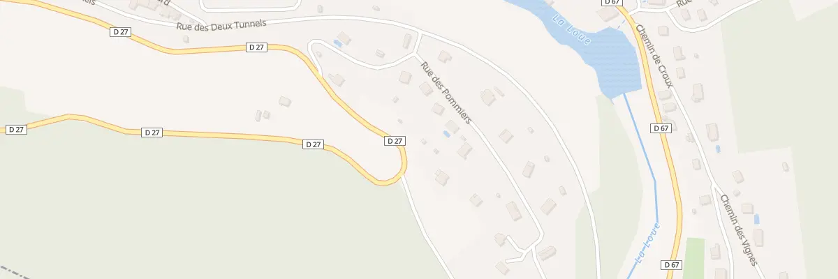 Plan du 6 Rue des Pommiers à Vuillafans