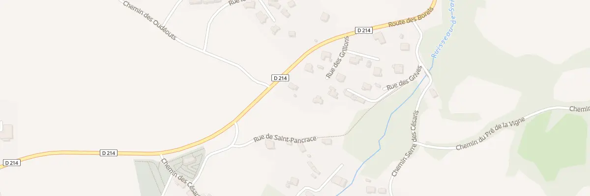 Plan du 1838 Rte des Borels à La Bâtie-Neuve