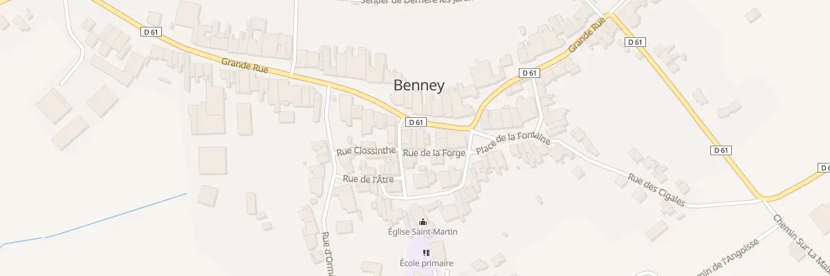 Plan du 48 Gr Grande Rue à Benney