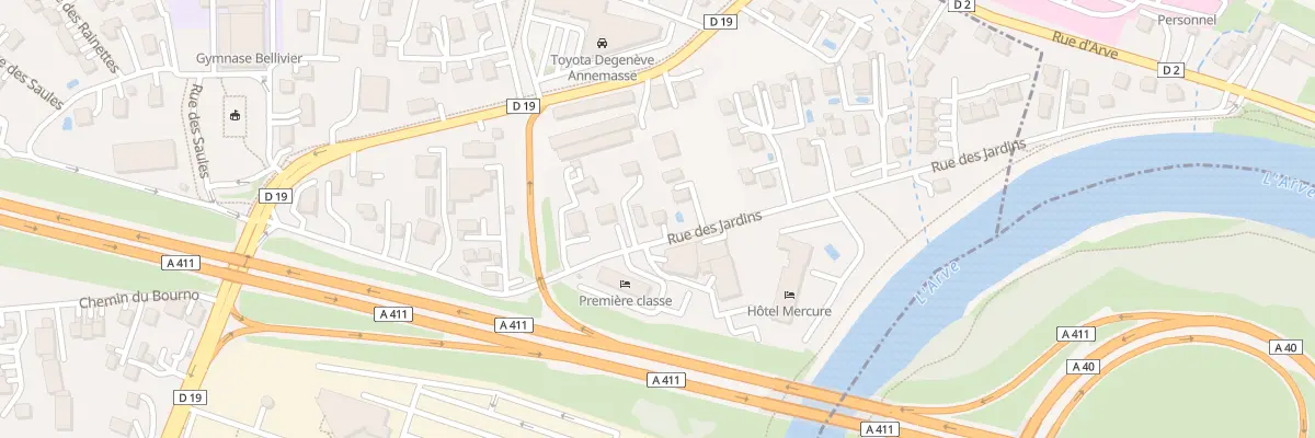 Plan du 26 Rue des Jardins à Gaillard