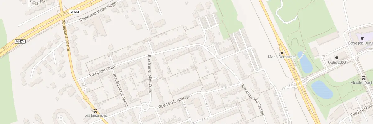 Plan du 40 Rue Leon Blum à Tomblaine