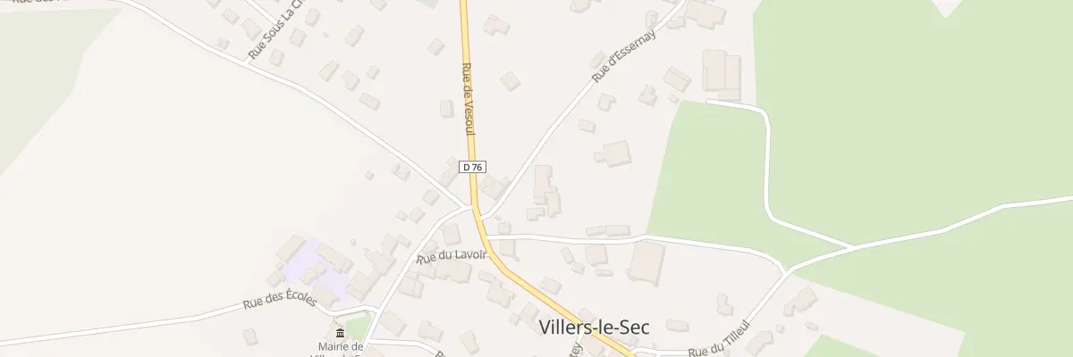 Plan du 4 Rue d’Essernay à Villers-le-Sec