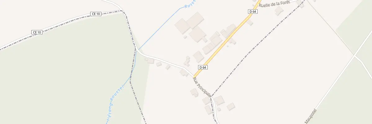 Plan du 2 Rue du Grand Bois à Escles