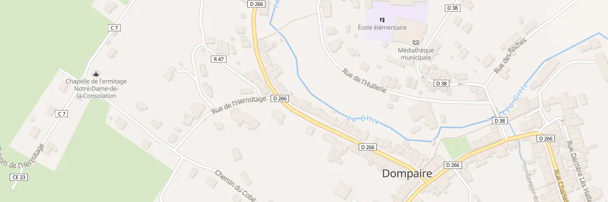 Plan du 228 Rue Saint-Jacques à Dompaire