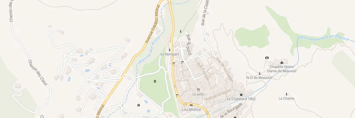 Plan du 5074 Le Village à Moustiers-Sainte-Marie