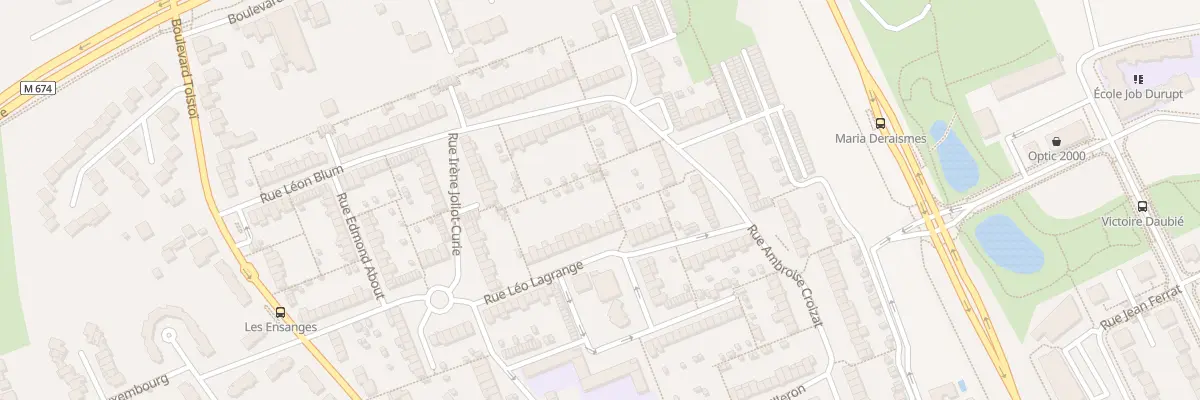 Plan du 25 Rue Léo Lagrange à Tomblaine