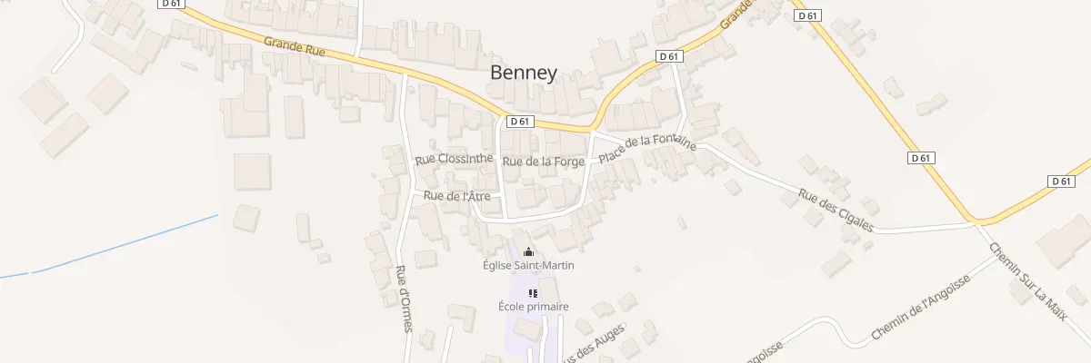 Plan du 4 Rue de la Forge à Benney
