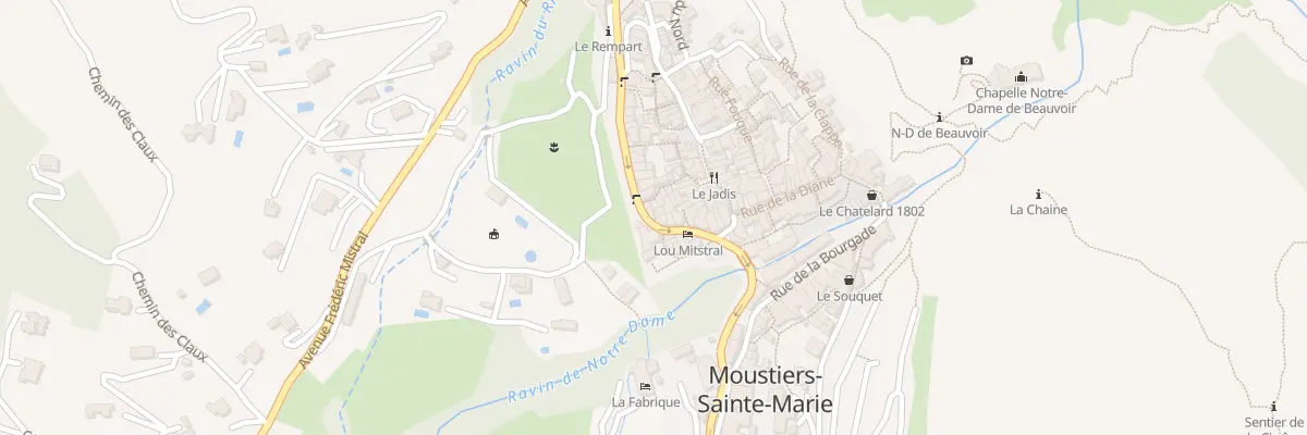 Plan du 5147 Le Village à Moustiers-Sainte-Marie