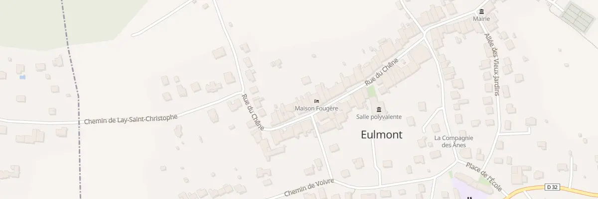 Plan du 38 Rue du Chêne à Eulmont