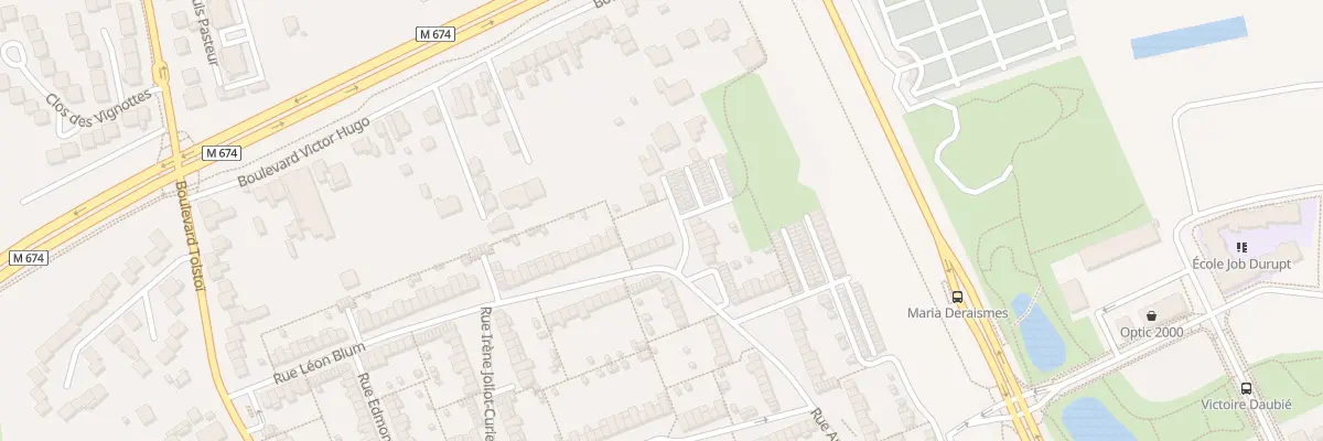 Plan du 87 Rue Leon Blum à Tomblaine