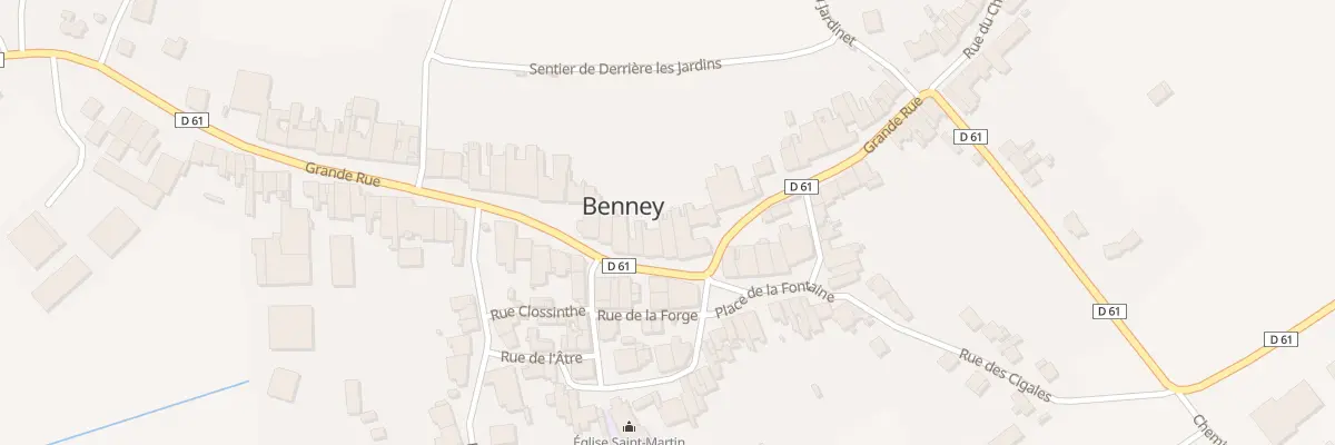 Plan du 47 Gr Grande Rue à Benney