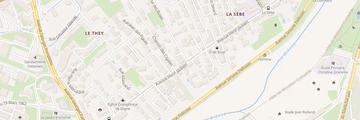 Plan du 46 Av Henri Jaubert à Digne-les-Bains