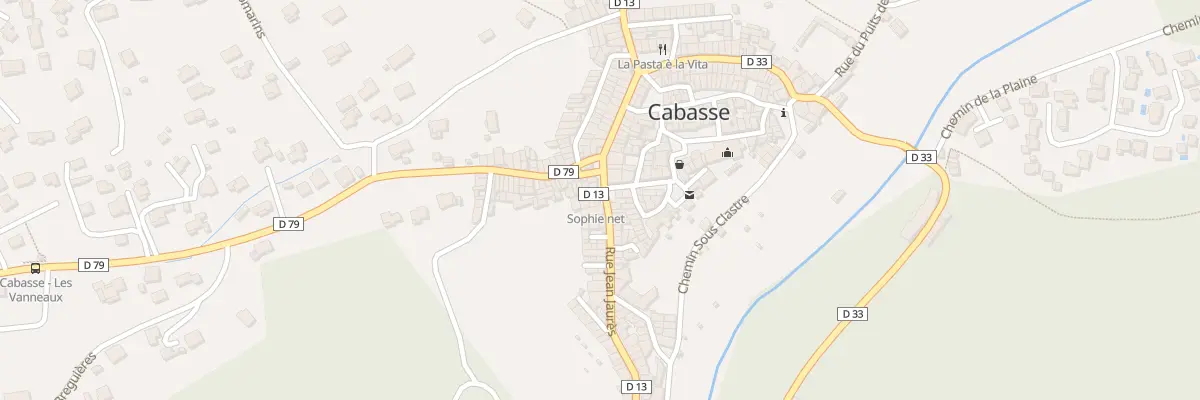 Plan du 5243 Rue Jean Jaurès à Cabasse