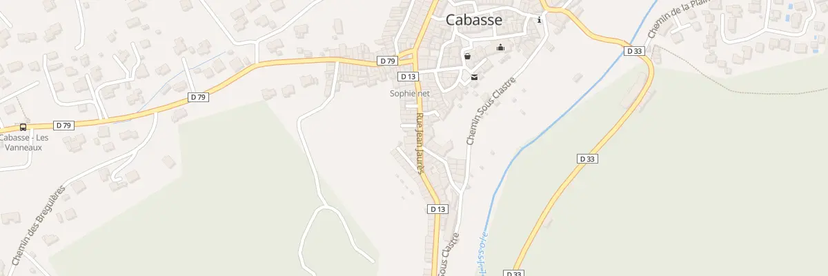 Plan du 5253 Rue Jean Jaurès à Cabasse