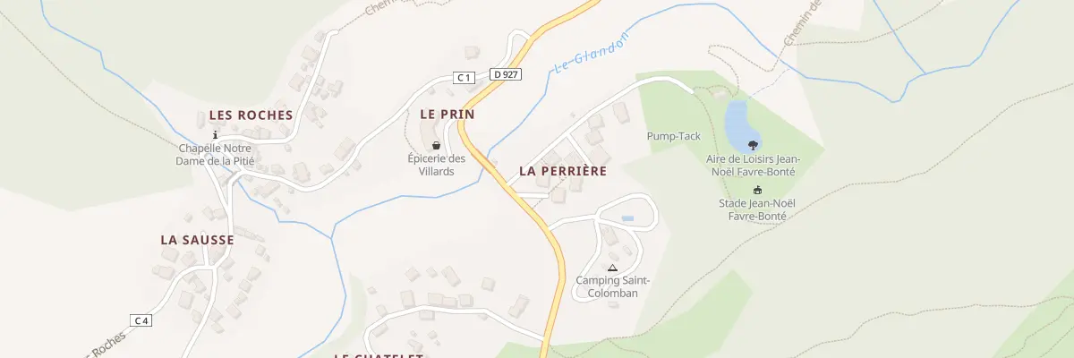 Plan du 5369 Le Plan à Saint-Colomban-des-Villards