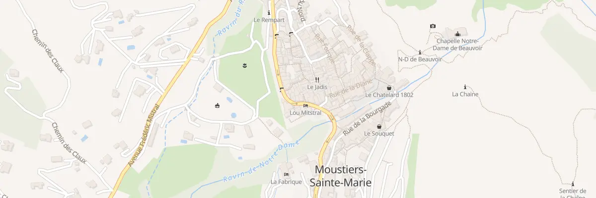 Plan du 5142 Le Village à Moustiers-Sainte-Marie
