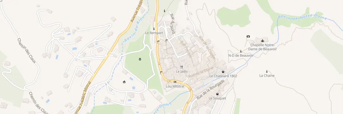 Plan du 5085 Le Village à Moustiers-Sainte-Marie