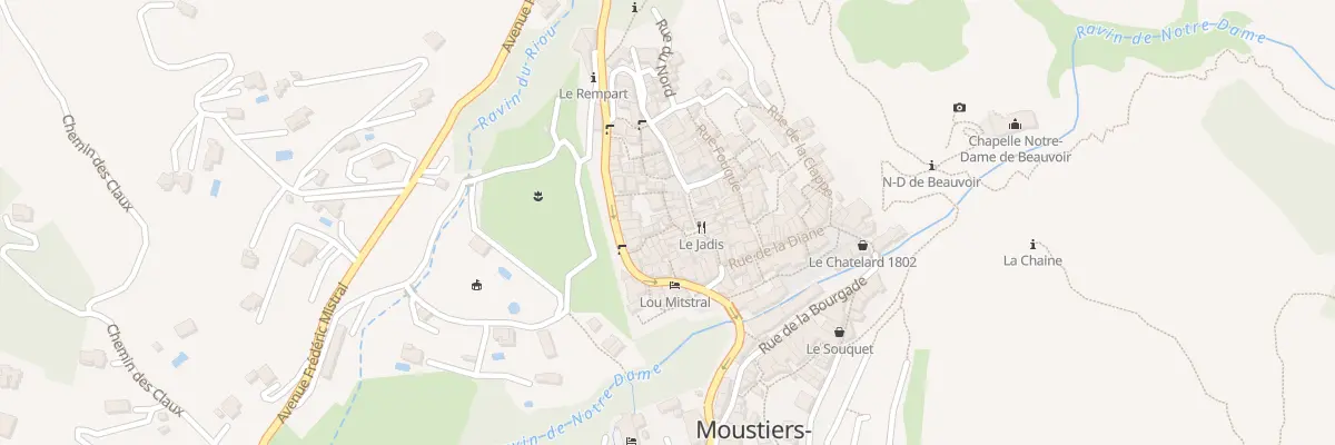 Plan du 5106 Le Village à Moustiers-Sainte-Marie