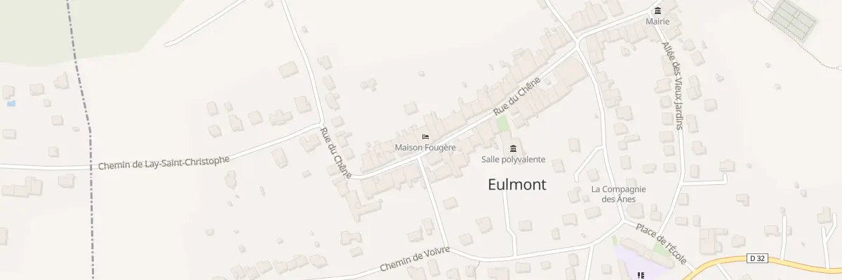 Plan du 34B Rue du Chêne à Eulmont