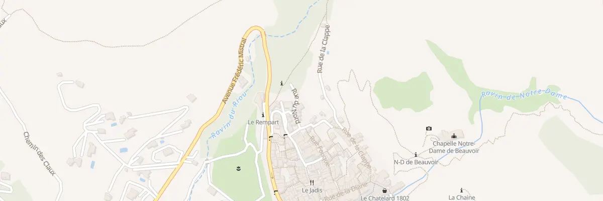 Plan du 5234 Le Village à Moustiers-Sainte-Marie
