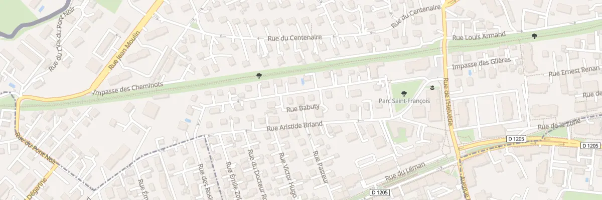 Plan du 23 Rue babuty à Ambilly