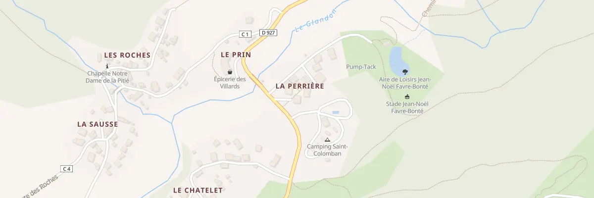 Plan du 5370 Le Plan à Saint-Colomban-des-Villards