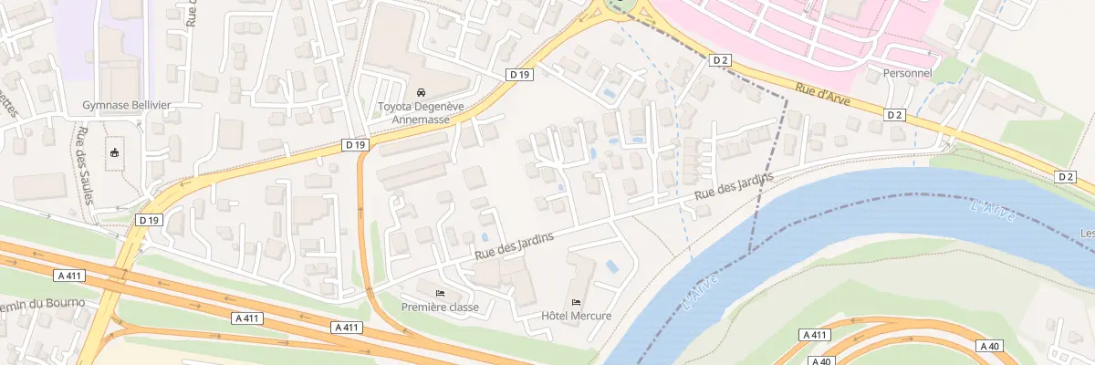 Plan du 38 Rue des Jardins à Gaillard