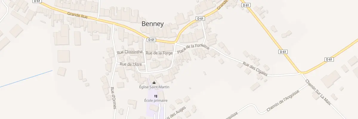 Plan du 4 Pl de la Fontaine à Benney