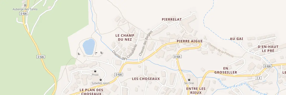 Plan du 172 Che des Bergers à Saint-Sorlin-d’Arves