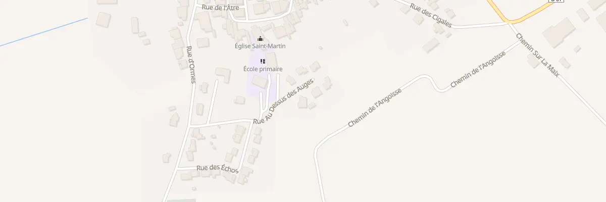 Plan du 2 Au Dessus des Auges à Benney